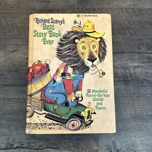 Richard Scarry's Best Story Book Ever Vintage Hardcover, Golden Book 1973